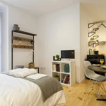 Urban Design Estudio Com Ac Baixa Chiado Appartamento Lisbona